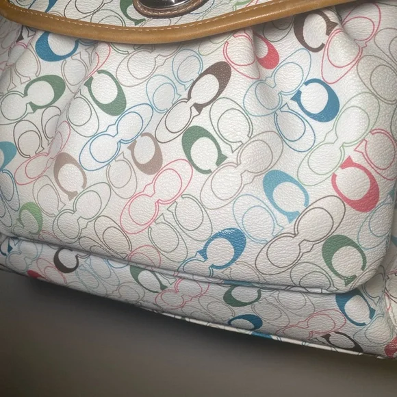 Coach Chelsea Signature C Monogram
Shoulder Tote Zip Bag Multicolor - Picture 9 of 9